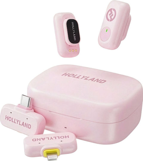 Microfon Hollyland LARK A1 Combo Cloud Pink